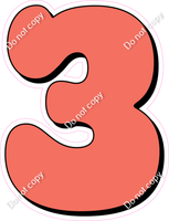 HP 30" Individuals - Flat Coral 3