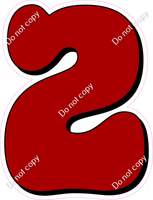 HP 30" Individuals - Flat Crimson 2