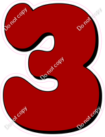 HP 30" Individuals - Flat Crimson 3