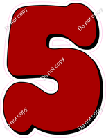 HP 30" Individuals - Flat Crimson 5