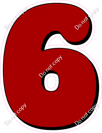 HP 30" Individuals - Flat Crimson 6