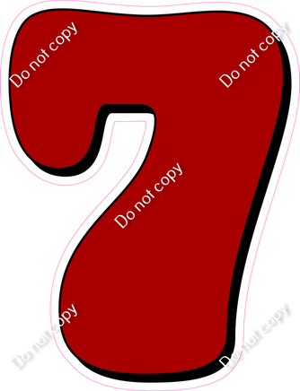 HP 30" Individuals - Flat Crimson 7