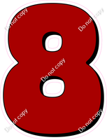 HP 30" Individuals - Flat Crimson 8