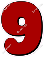 HP 30" Individuals - Flat Crimson 9