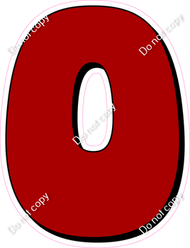 HP 30" Individuals - Flat Crimson