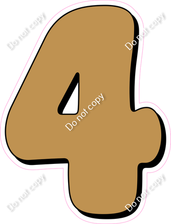 HP 30" Individuals - Flat Gold 4