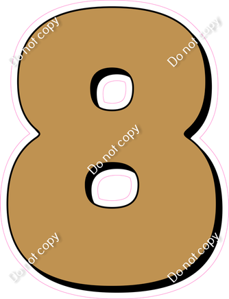 HP 30" Individuals - Flat Gold 8