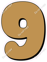 HP 30" Individuals - Flat Gold 9