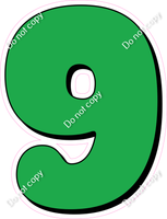 HP 30" Individuals - Flat Green 9