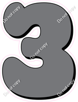 HP 30" Individuals - Flat Grey 3