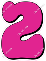 HP 30" Individuals - Flat Hot Pink 2