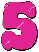 HP 30" Individuals - Flat Hot Pink 5