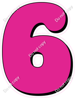 HP 30" Individuals - Flat Hot Pink 6