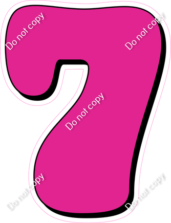 HP 30" Individuals - Flat Hot Pink 7