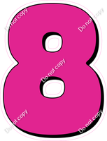 HP 30" Individuals - Flat Hot Pink 8