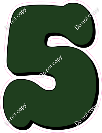HP 30" Individuals - Flat Hunter Green 5