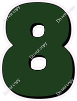 HP 30" Individuals - Flat Hunter Green 8