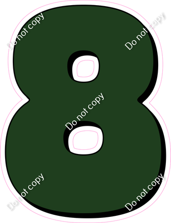 HP 30" Individuals - Flat Hunter Green 8