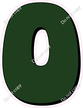 HP 30" Individuals - Flat Hunter Green