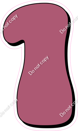 HP 30" Individuals - Flat Mauve 1