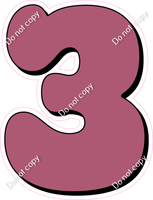 HP 30" Individuals - Flat Mauve 3