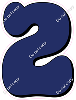 HP 30" Individuals - Flat Navy Blue 2