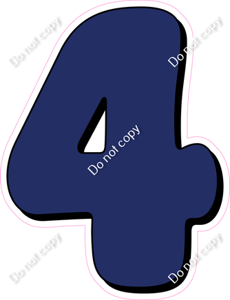 HP 30" Individuals - Flat Navy Blue 4