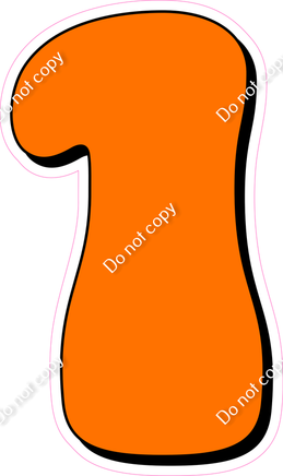 HP 30" Individuals - Flat Orange 1