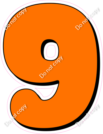 HP 30" Individuals - Flat Orange 9