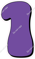 HP 30" Individuals - Flat Purple 1