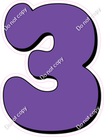 HP 30" Individuals - Flat Purple 3