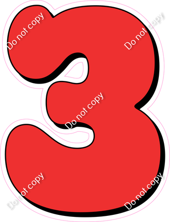 HP 30" Individuals - Flat Red 3