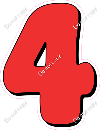 HP 30" Individuals - Flat Red 4