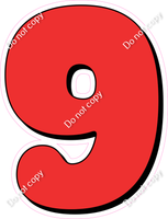 HP 30" Individuals - Flat Red 9