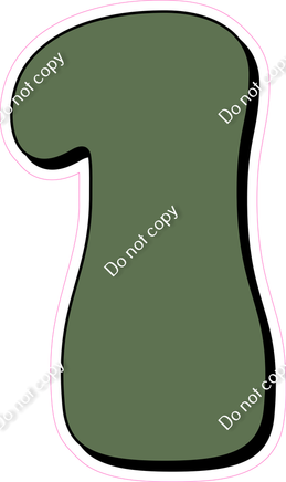 HP 30" Individuals - Flat Sage 1