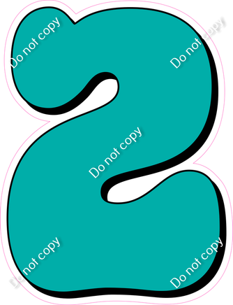 HP 30" Individuals - Flat Teal 2