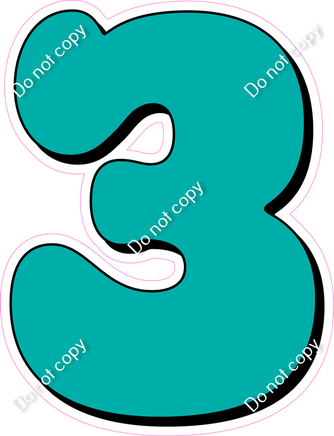 HP 30" Individuals - Flat Teal 3