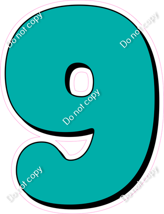 HP 30" Individuals - Flat Teal 9