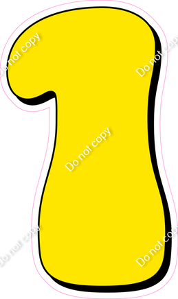 HP 30" Individuals - Flat Yellow 1