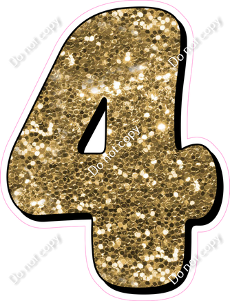 HP 30" Individuals - Gold Sparkle 4