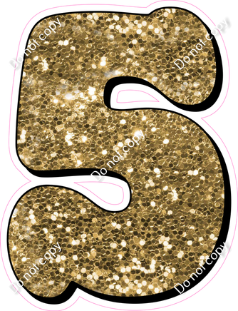 HP 30" Individuals - Gold Sparkle 5