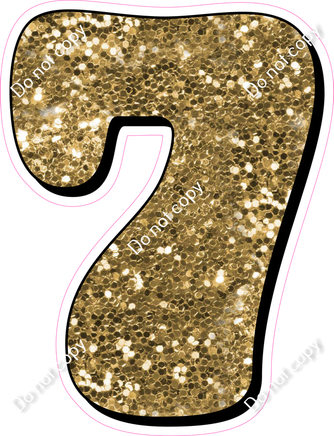 HP 30" Individuals - Gold Sparkle 7