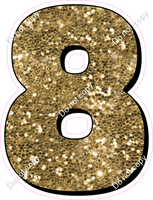 HP 30" Individuals - Gold Sparkle 8