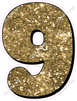 HP 30" Individuals - Gold Sparkle 9