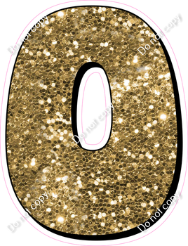 HP 30" Individuals - Gold Sparkle