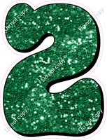 HP 30" Individuals - Green Sparkle 2