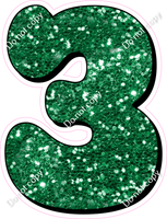 HP 30" Individuals - Green Sparkle 3