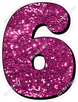 HP 30" Individuals - Hot Pink Sparkle 6