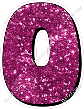HP 30" Individuals - Hot Pink Sparkle