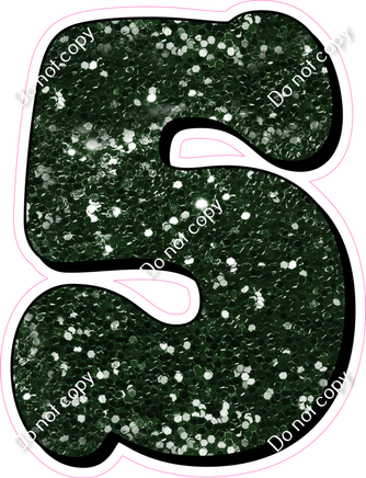 HP 30" Individuals - Hunter Green Sparkle 5